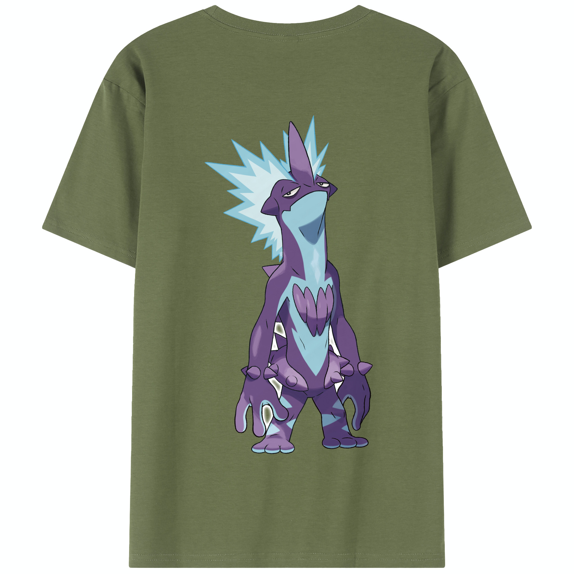 （画像用） ポケットモンスター Pokémon 綿100％半袖Tシャツ（背面プリント）